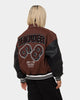 Loiter Ethereal Varsity Jacket Brown