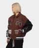 Loiter Ethereal Varsity Jacket Brown