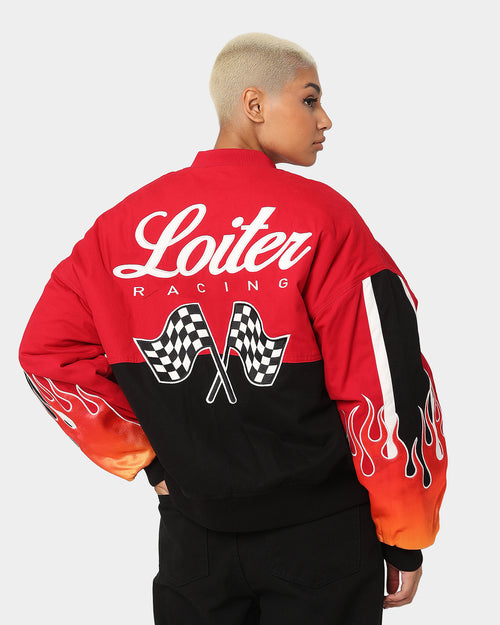 Loiter Daytona Motor Jacket Red
