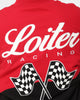 Loiter Daytona Motor Jacket Red