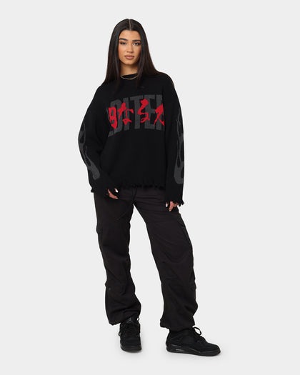 Loiter Honour Knit Sweater Black