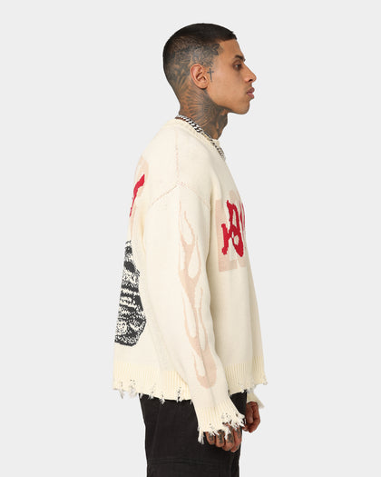 Loiter Honour Knit Sweater Off White