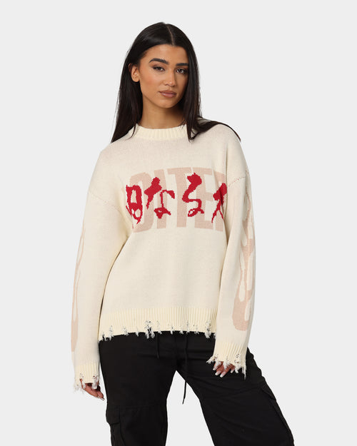 Loiter Honour Knit Sweater Off White