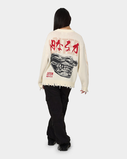 Loiter Honour Knit Sweater Off White