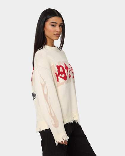 Loiter Honour Knit Sweater Off White