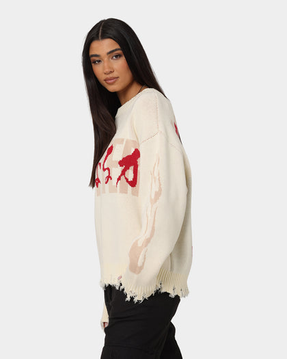 Loiter Honour Knit Sweater Off White