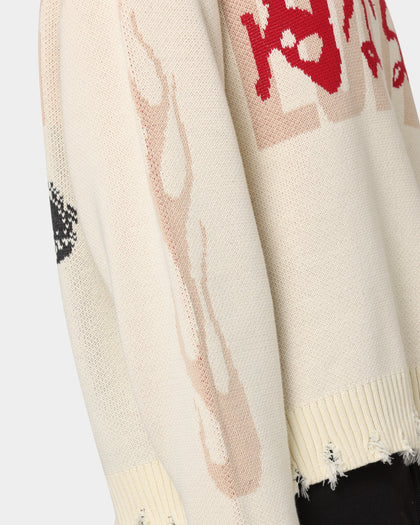 Loiter Honour Knit Sweater Off White