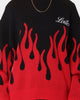 Loiter Inferno Knit Sweater Black/Red