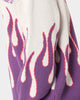 Loiter Inferno Knit Sweater White/Purple