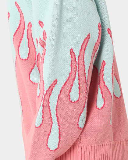 Loiter Inferno Knit Sweater Blue