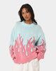 Loiter Inferno Knit Sweater Blue