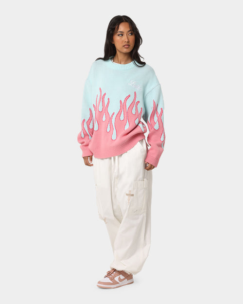 Loiter Inferno Knit Sweater Blue