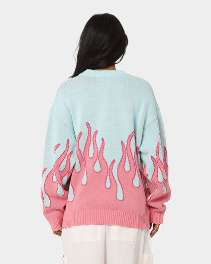 Loiter Inferno Knit Sweater Blue