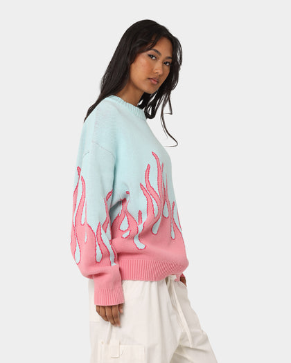 Loiter Inferno Knit Sweater Blue
