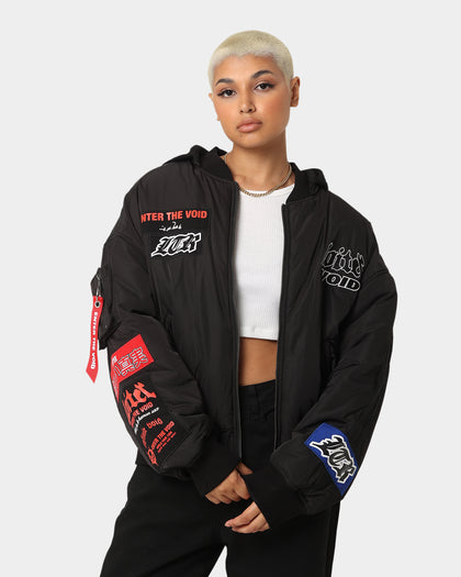 Loiter Void Bomber Jacket Black