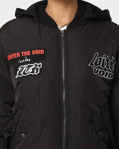Loiter Void Bomber Jacket Black