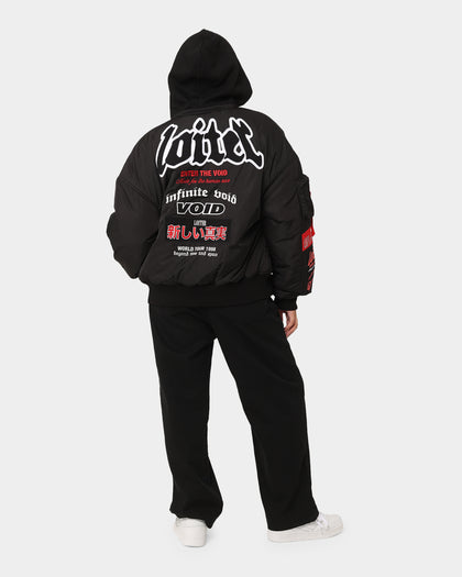 Loiter Void Bomber Jacket Black