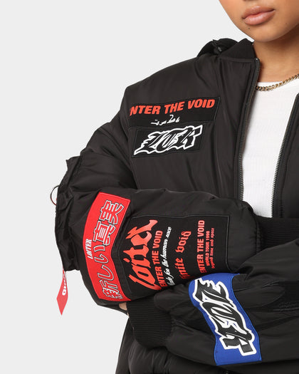 Loiter Void Bomber Jacket Black