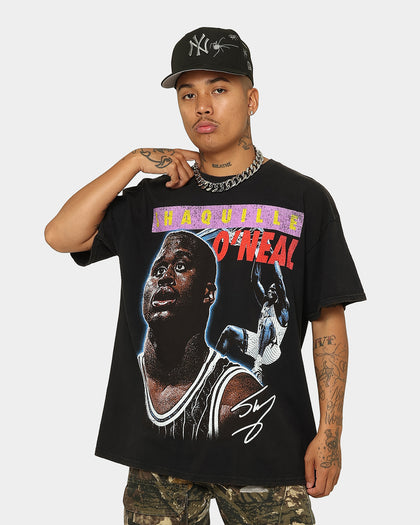 Goat Crew X Shaq Dunk Vintage T-Shirt Washed Black