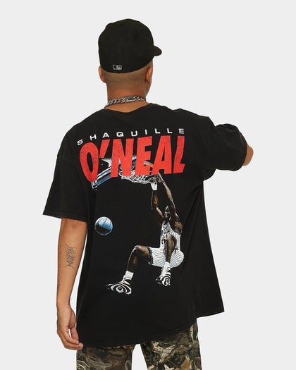 Goat Crew X Shaq Dunk Vintage T-Shirt Washed Black