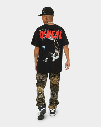 Goat Crew X Shaq Dunk Vintage T-Shirt Washed Black