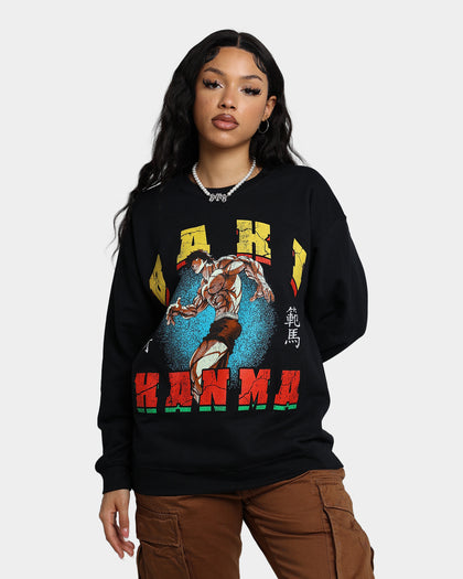Goat Crew X Baki Hanma Baki Crewneck Black
