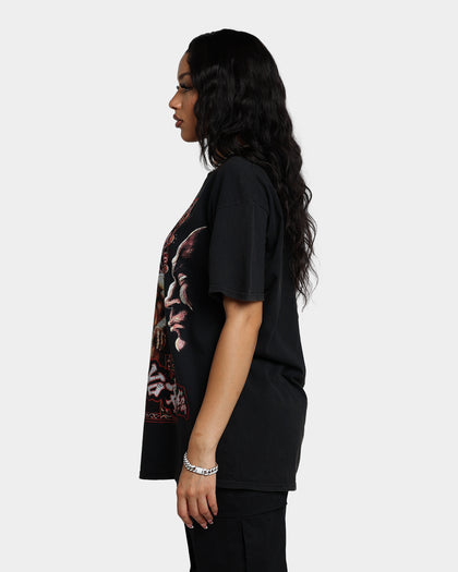 Goat Crew X Baki Hanma The Raitai Tournament Vintage T-Shirt Black Wash