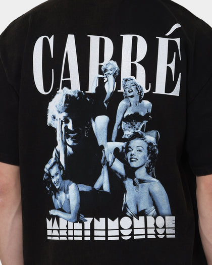Carré X Marilyn Monroe Collage Vintage T-Shirt Washed Black