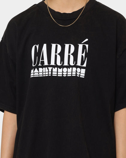 Carré X Marilyn Monroe Collage Vintage T-Shirt Washed Black