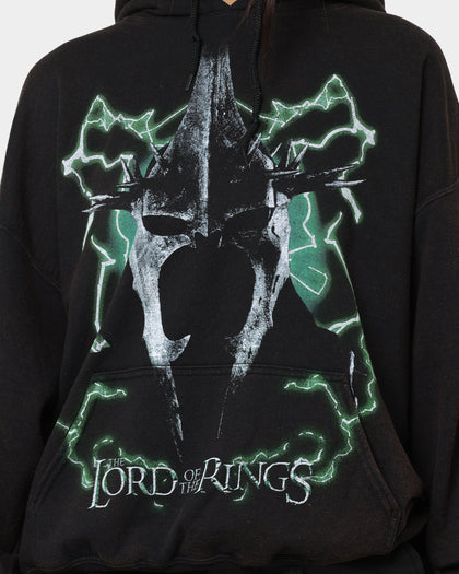 American Thrift X Lord Of The Rings Witch-King Of Angmar Vintage Hoodie Washed Black