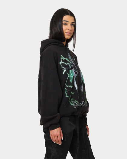 American Thrift X Lord Of The Rings Witch-King Of Angmar Vintage Hoodie Washed Black