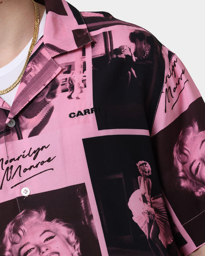 Carré X Marilyn Monroe Button Up Shirt Pink