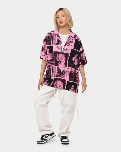 Carré X Marilyn Monroe Button Up Shirt Pink