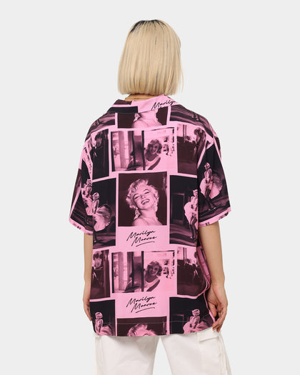 Carré X Marilyn Monroe Button Up Shirt Pink