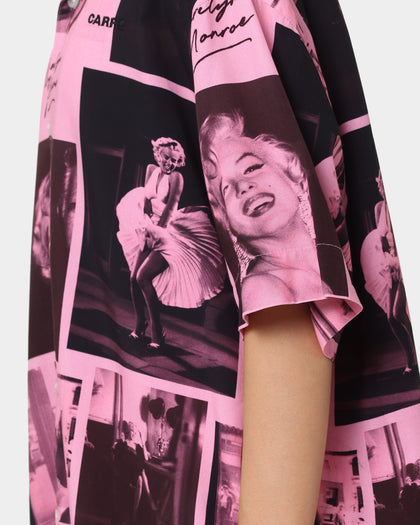 Carré X Marilyn Monroe Button Up Shirt Pink