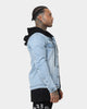 Saint Morta London Hooded Denim Jacket V2 Light Blue/Black