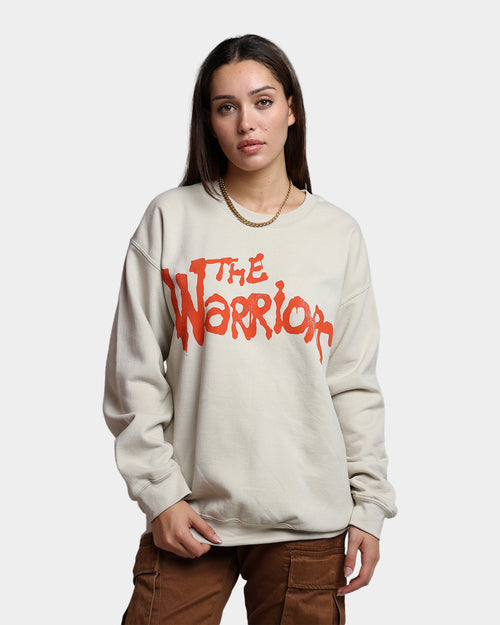 American Thrift X The Warriors Poster Crewneck Stone