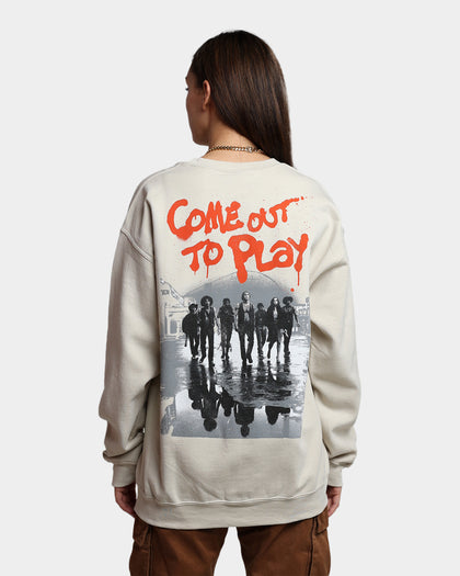 American Thrift X The Warriors Poster Crewneck Stone