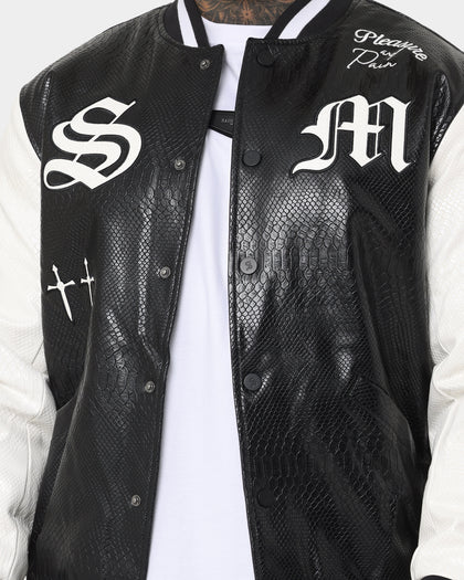 Saint Morta Graveyard Reptile Jacket Black/White