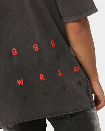 Ksubi X Juice Wrld 999 Biggie Vintage T-Shirt Faded Black