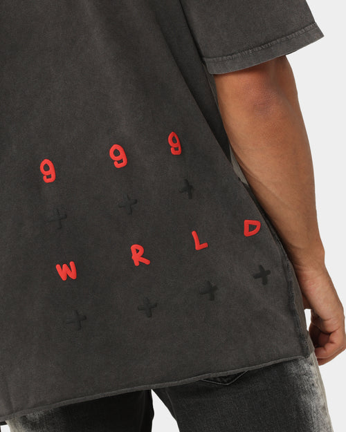 Ksubi X Juice Wrld 999 Biggie Vintage T-Shirt Faded Black