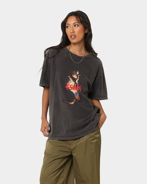 Ksubi X Juice Wrld 999 Biggie Vintage T-Shirt Faded Black
