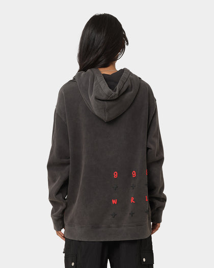 Ksubi X Juice Wrld 999 Wrld Biggie Hoodie Faded Black