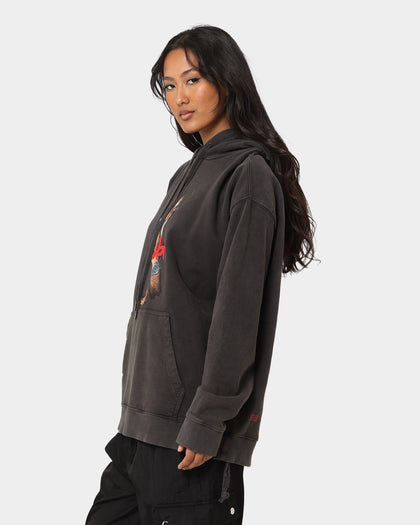 Ksubi X Juice Wrld 999 Wrld Biggie Hoodie Faded Black