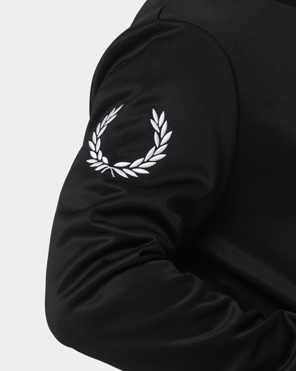Fred Perry Badged Track Jacket Black