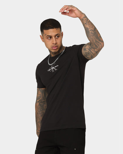 Calvin Klein Monologo T-Shirt Ck Black