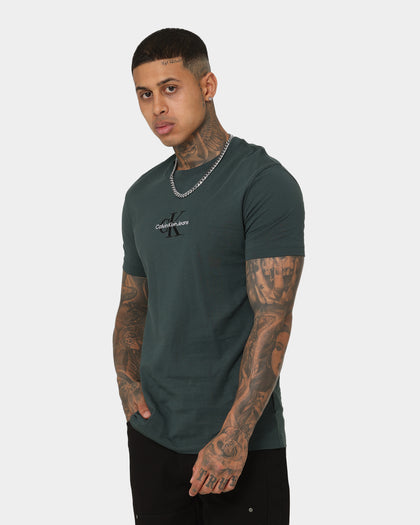 Calvin Klein Monologo T-Shirt Dark Seaweed