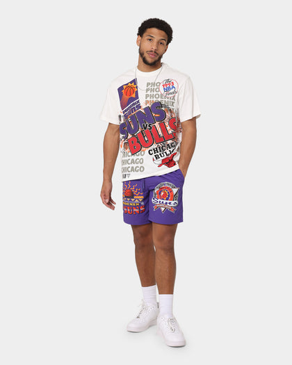 Mitchell & Ness Phoenix Suns VS Chicago Bulls 1993 Finals Vintage T-Shirt Vintage White