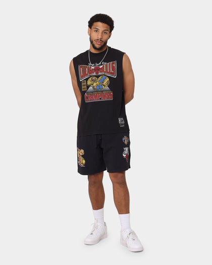 Mitchell & Ness Chicago Bulls '91-'93 Champions Muscle Vintage T-Shirt Faded Black
