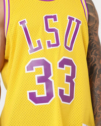 Mitchell & Ness Shaquille O'Neal Louisiana State University '90-'92 Jersey Yellow
